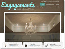 Tablet Screenshot of engagementsboutique.com